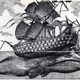 Ilustración del ataque de un cachalote al Essex.